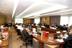 รัฐมนตรีว่าการกระทรวงวิทยาศาสตร์และเทคโนโลยีพร้อมคณะเข้าหารือ ประธาน กสทช. เกี่ยวกับโครงการ Fablearn Lab Thailand Project